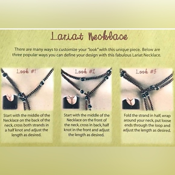 Silpada Onyx Lariat Necklace N1467
41” Inches long - Picture 7 of 7